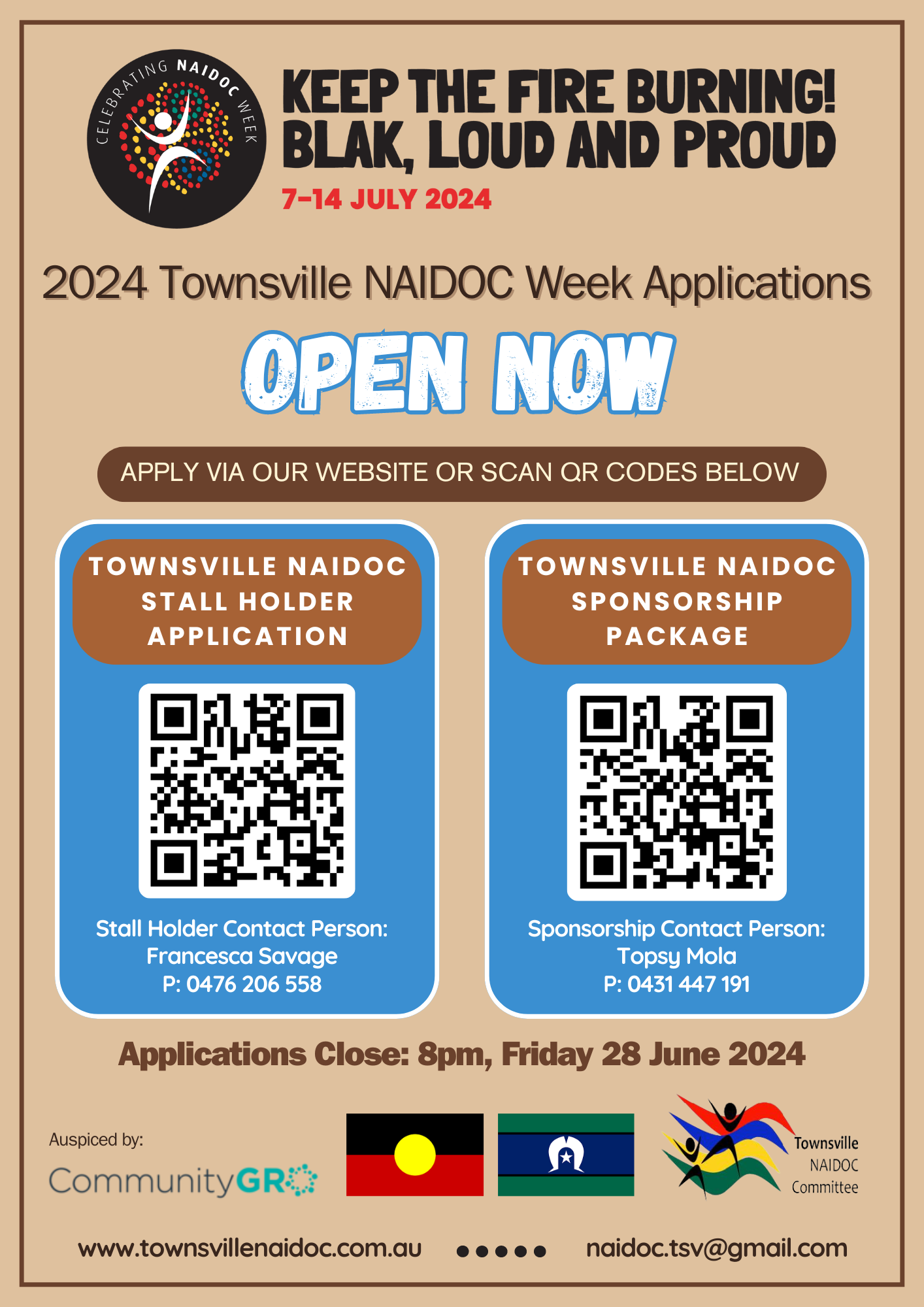 Stall Applications - Townsville NAIDOC